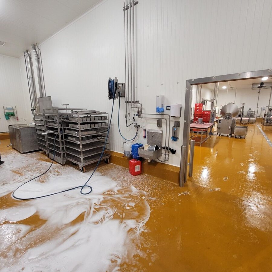 Hall de production agroalimentaire